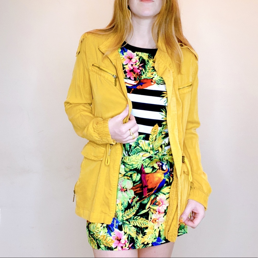 Max jeans Yellow utility jacket